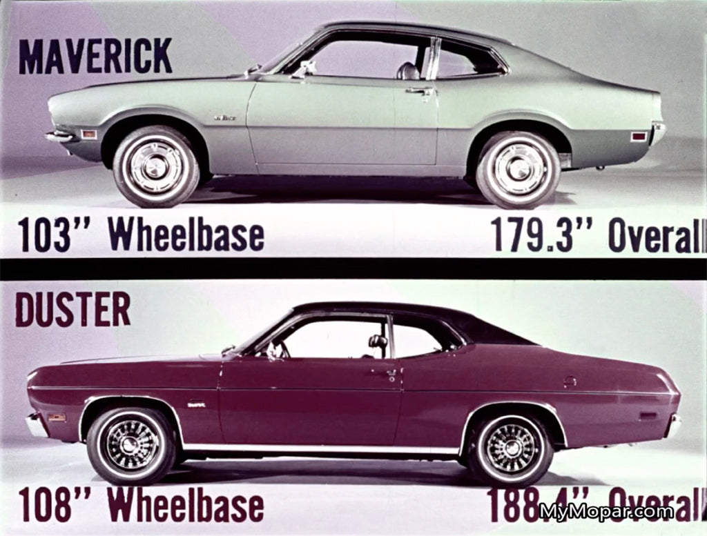 Classic Cars That Rivaled The Ford Maverick And Plymouth Duster
